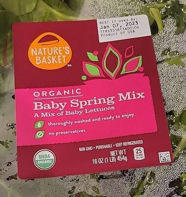 Organic Baby Spring Mix