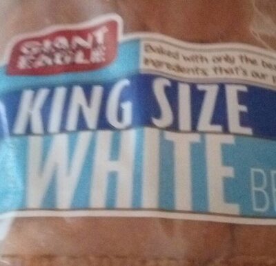 White Enriched King Size Bread, White