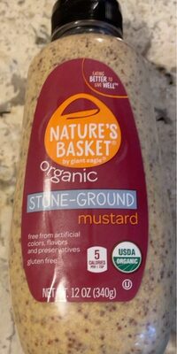 Stone Ground Organic Mustard, Stone Ground