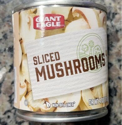Sliced Mushrooms