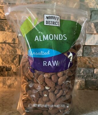 Raw Unsalted Almonds, Raw Unsalted