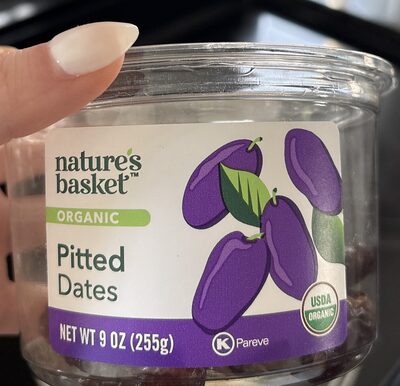 Pitted Organic Dates, Pitted