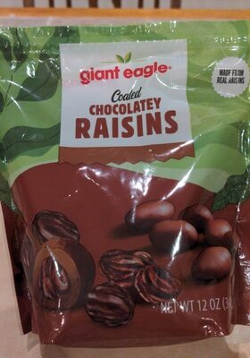 Chocolatey Coated Raisins, Chocolatey