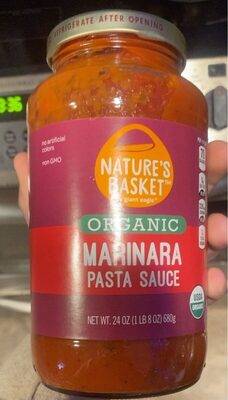 Marinara Organic Pasta Sauce, Marinara