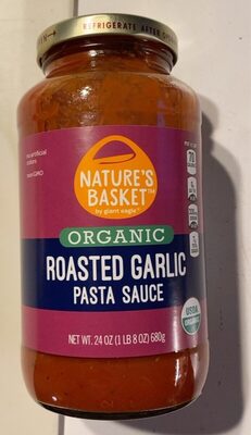 Roasted Garlic Organic Pasta Sauce, Roasted Garlic