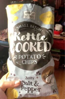 Zesty Salt & Pepper Flavored Kettle Cooked Potato Chips, Zesty Salt & Pepper