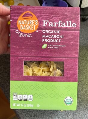 Farfalle Organic Macaroni Product
