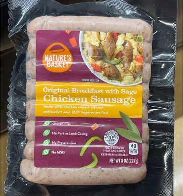 Original Breakfast Chicken Sausage With Sage, Original Breakfast With Sage