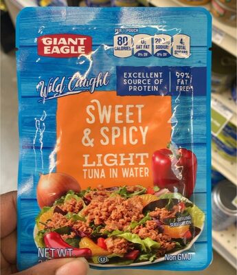 Light Sweet & Spicy Wild Caught Tuna In Water, Light, Sweet & Spicy