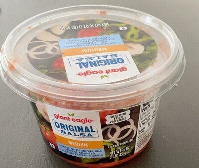 Medium Loaded With Onions, Bell Peppers, Cilantro, Jalapeno Peppers & Garlic Original Salsa, Medium