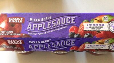 Mixed Berry Applesauce, Mixed Berry