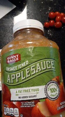 Unsweetened Applesauce, Unsweetened