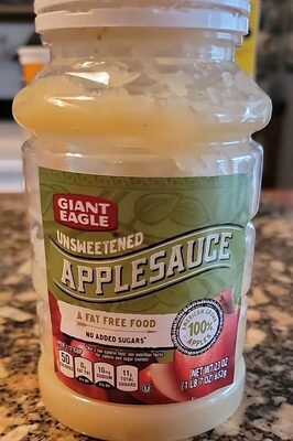 Unsweetened Applesauce, Unsweetened