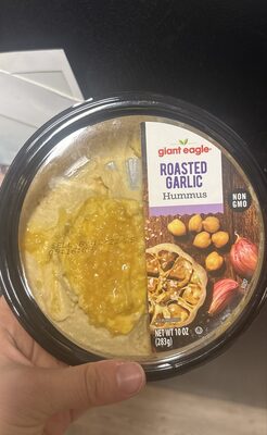 Roasted Garlic Hummus, Roasted Garlic