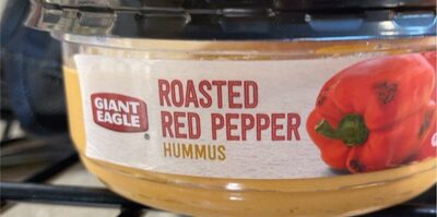 Roasted Red Pepper Hummus, Roasted Red Pepper