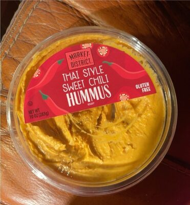 Thai Style Sweet Chili Hummus, Thai Style Sweet Chili