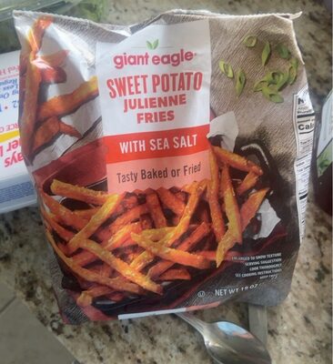 Sweet Potato Julienne Fries With Sea Salt, Sea Salt