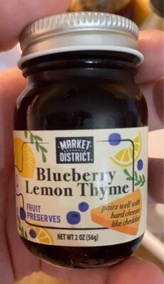 Blueberry Lemon Thyme Fruit Preserves, Blueberry Lemon Thyme