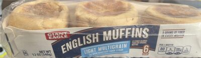Light Multigrain English Muffins, Light Multigrain