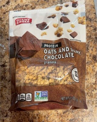 Oats And Dark Chocolate Protein Granola, Oats And Dark Chocolate