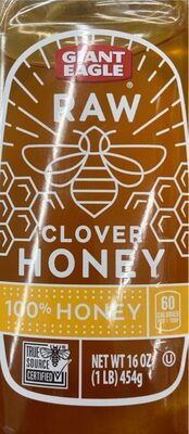 100% Raw Clover Honey