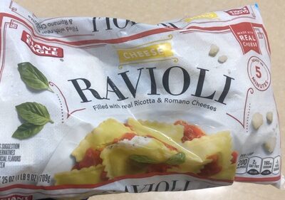 Ravioli Filled With Real Ricotta & Romano Cheeses, Ricotta & Romano Cheeses