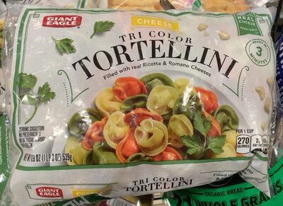 Tri Color Tortellini Cheese, Tri Color