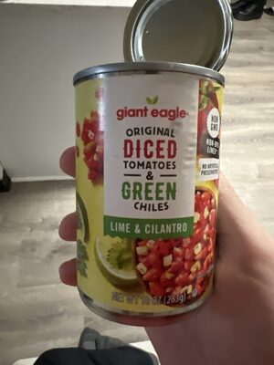 Lime & Cilantro Original Diced Tomatoes & Green Chiles, Lime & Cilantro