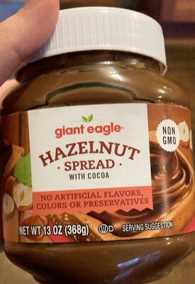 Hazelnut With Cocoa Spread, Hazelnut