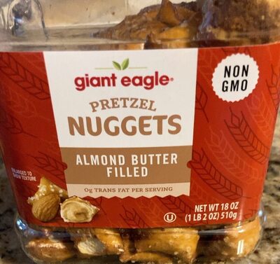 Almond Butter Filled Pretzel Nuggets, Almond Butter Filled