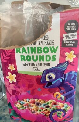 Rainbow Rounds Flavored Sweetened Multi-Grain Cereal, Rainbow Rounds