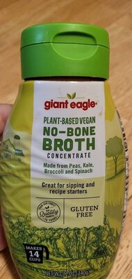 Plant-Based Vegan No-Bone Broth Concentrate