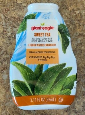 Sweet Tea Flavor Liquid Water Enhancer, Sweet Tea