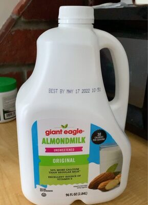 Unsweetened Original Almondmilk, Unsweetened Original