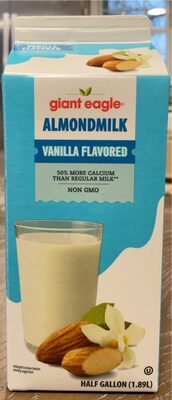 Vanilla Flavored Almondmilk, Vanilla