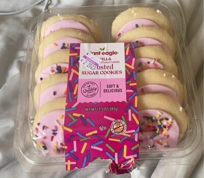 Vanilla Flavored Frosted Sugar Cookies, Vanilla