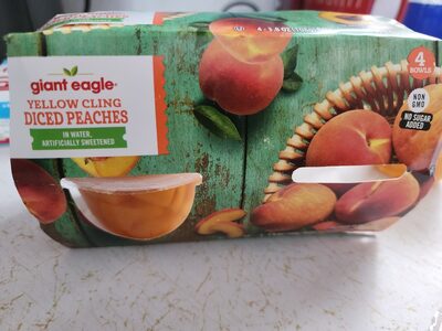 Yellow Cling Diced Peaches