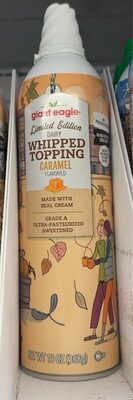 Caramel Flavored Whipped Topping, Caramel