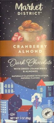 Cranberry Almond Dark Chocolate, Cranberry Almond