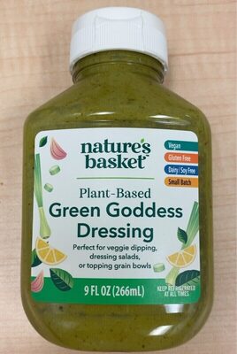 Green Goddess Plant-Based Dressing, Green Goddess