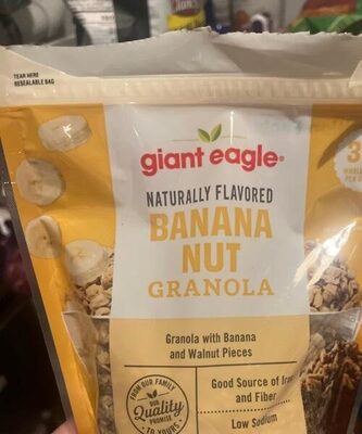 Banana Nut Granola, Banana Nut