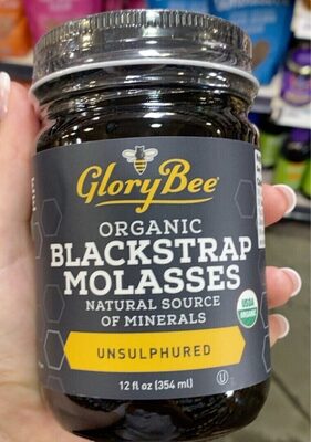 Unsulphured Organic Blackstrap Molasses, Unsulphured