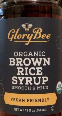 Organic Smooth & Mild Brown Rice Syrup, Brown Rice