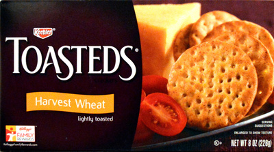 Keebler Toasted Crackers Wheat 8oz
