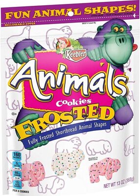 Keebler Iced Animal Cookies Frosted 13oz
