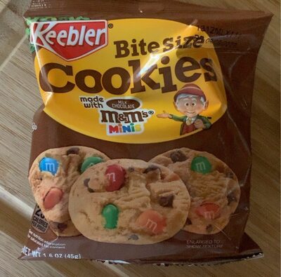 Milk Chocolate Bite Size Cookies Minis, Milk Chocolate