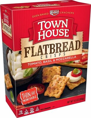 Kellogg's Town House Flatbread Crisps Tomato Basil 9.5oz