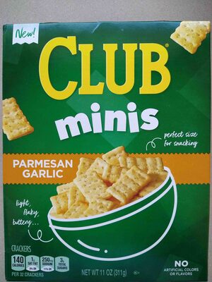Parmesan Garlic Crackers Minis, Parmesan Garlic