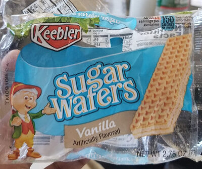 Keebler Sugar Wafers Cookies Vanilla 2.75oz