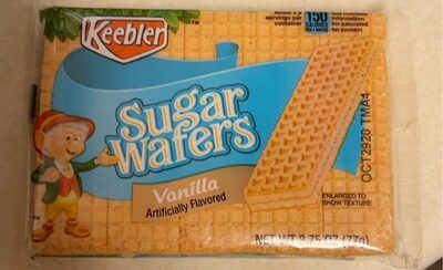 Vanilla Flavored Sugar Wafers, Vanilla